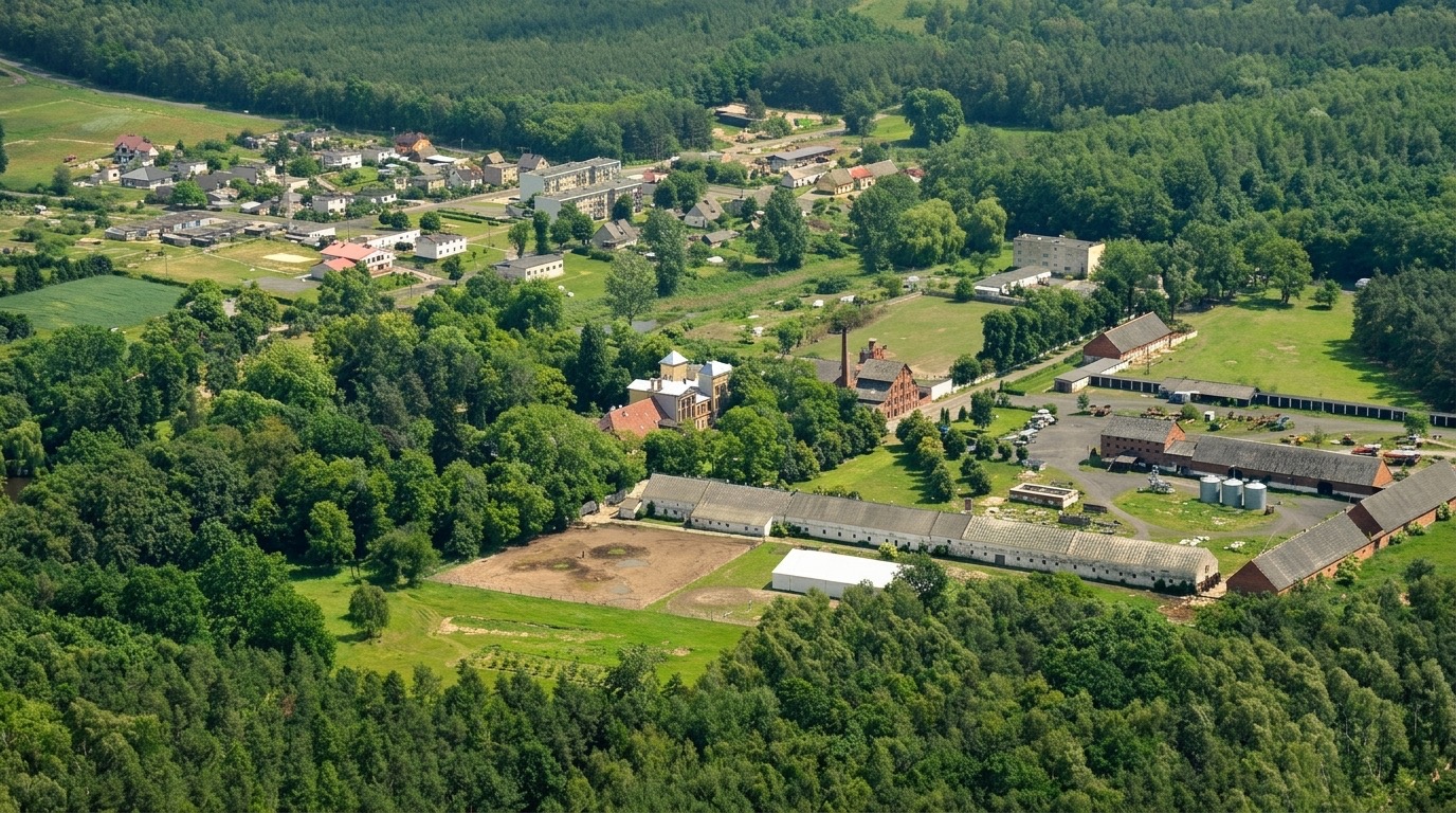 Jabłonowo z lotu ptaka